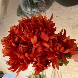 bouquet of silk flowers!